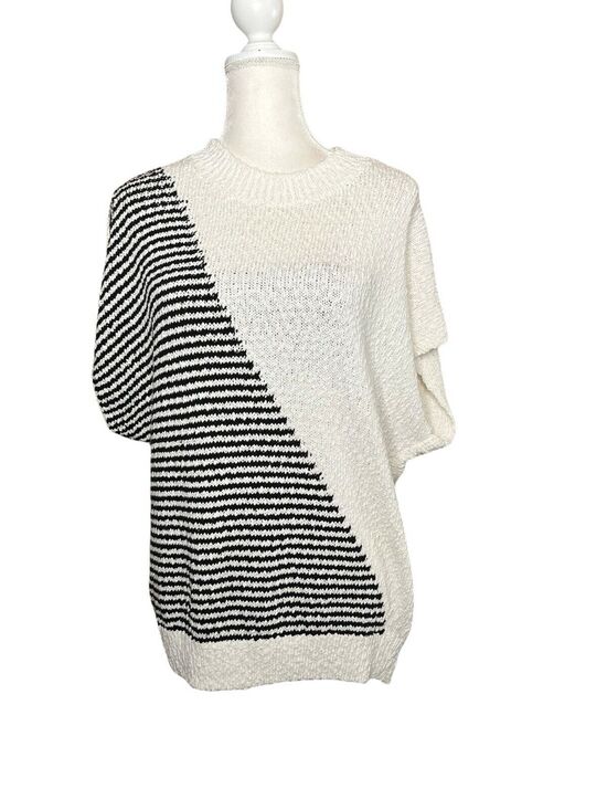 Callahan Tops - Callahan knitwear womens sz xl sweater ivory crew neck knit cotton